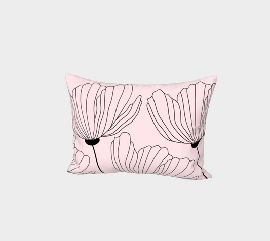 Modern Flowers Pillow Case