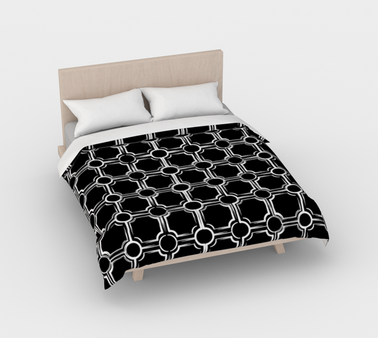 Black Rattan Duvet