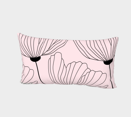 Modern Flowers Pillow Case