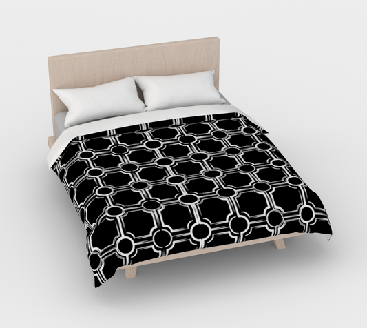 Black Rattan Duvet