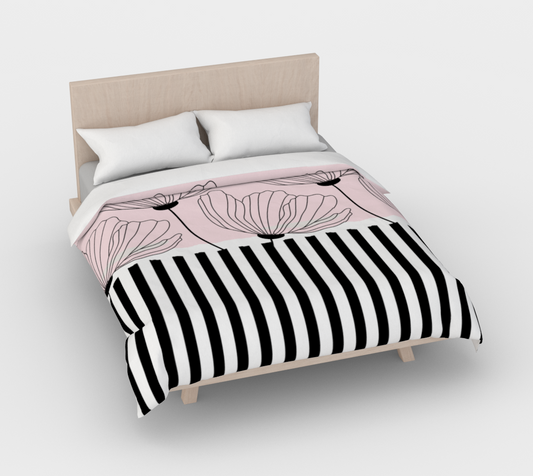 Modern Flowers Duvet