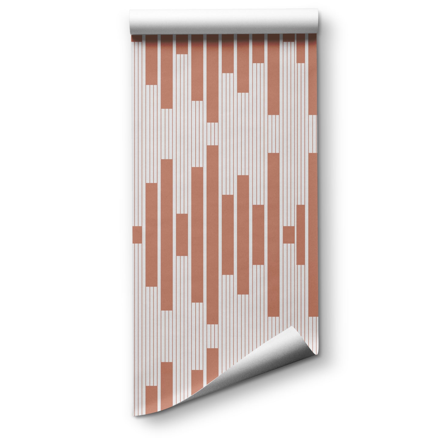 Monochrome Rhythm Stripe Wallpaper